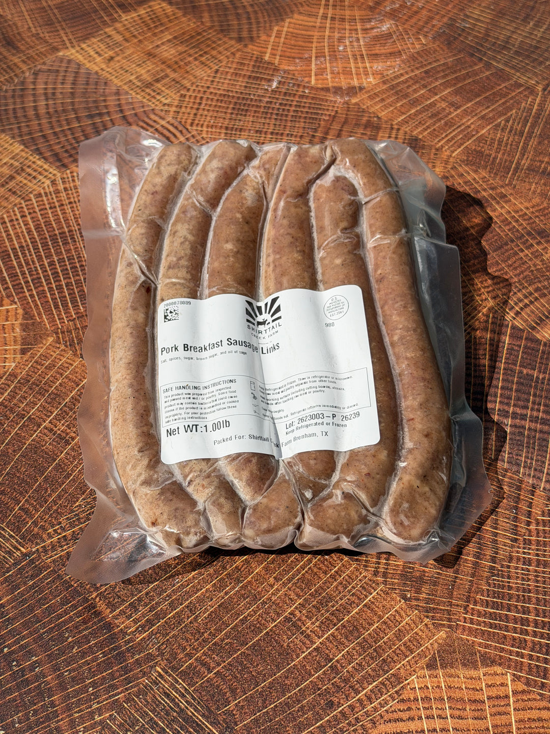 Pork Breakfast Sausage Links