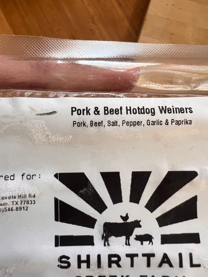 NEW - HOT DOGS - Pork/Beef Mixed